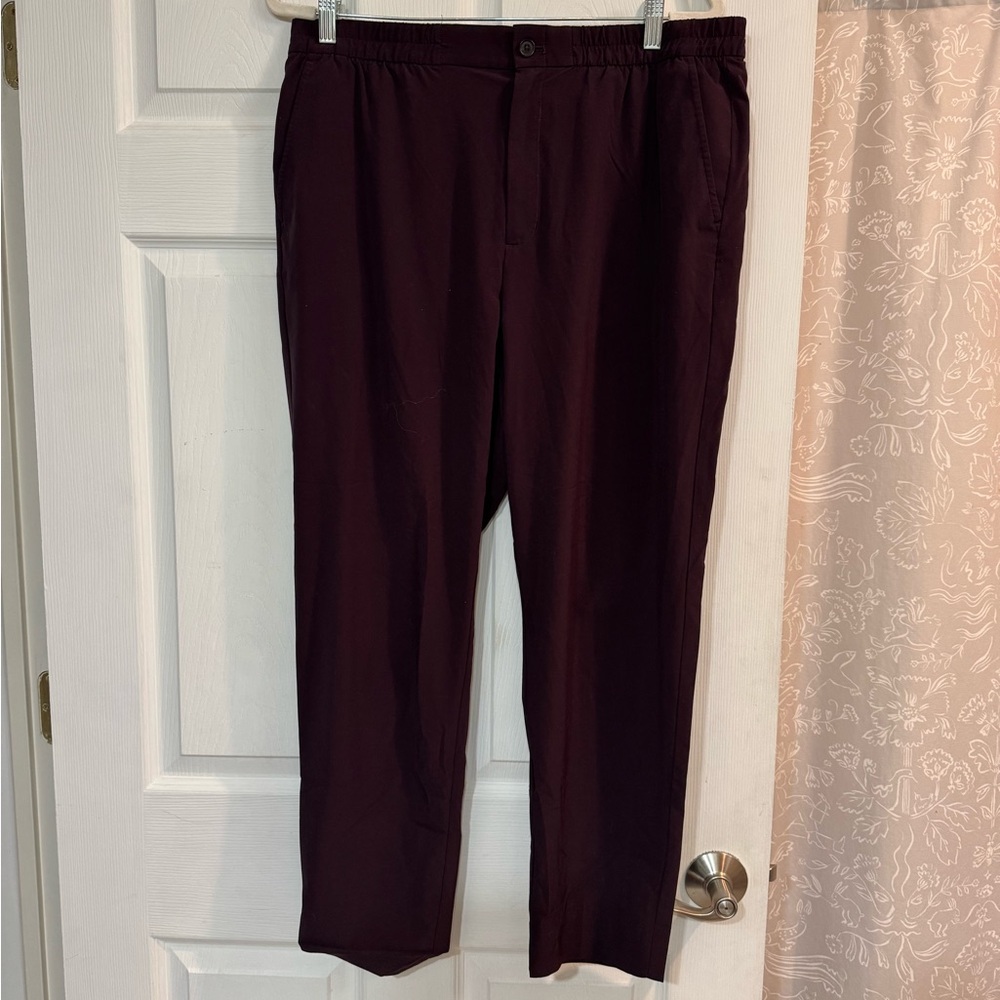 Banana Republic Burgundy Track Pants